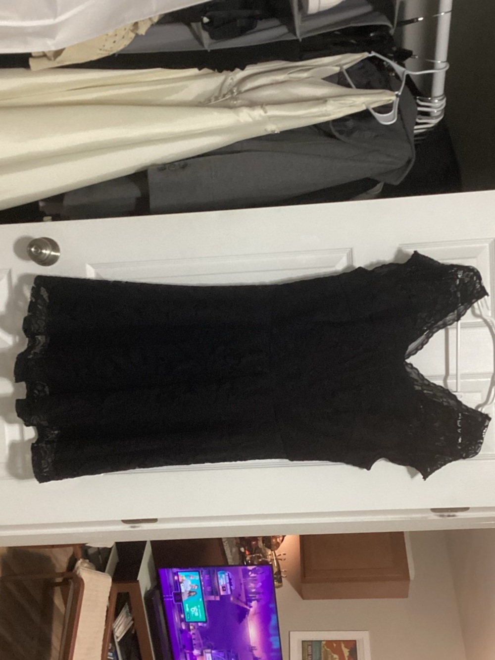 SHEIN Black Lace Sleeveless Dress